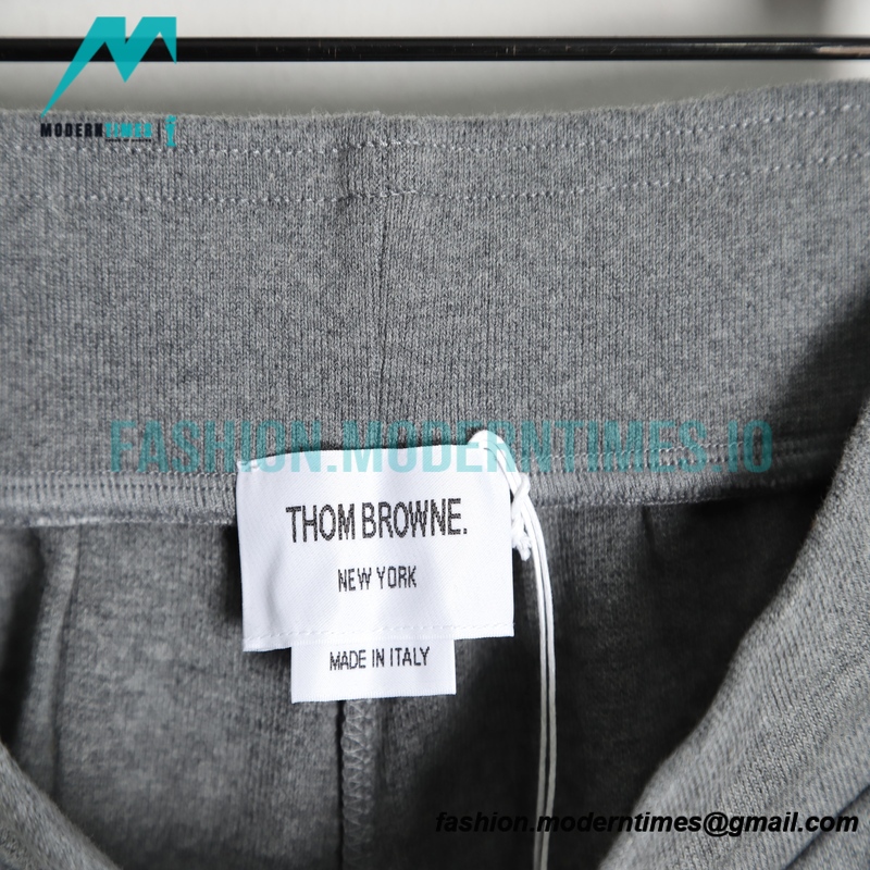 Thomas Browne - Knitted four-bar Shorts Pants